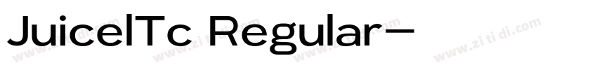 JuicelTc Regular字体转换